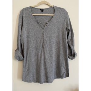 Torrid Roll Up Sleeve Top